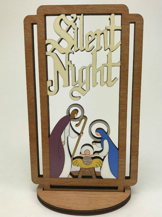 Small Silent Night With Stand